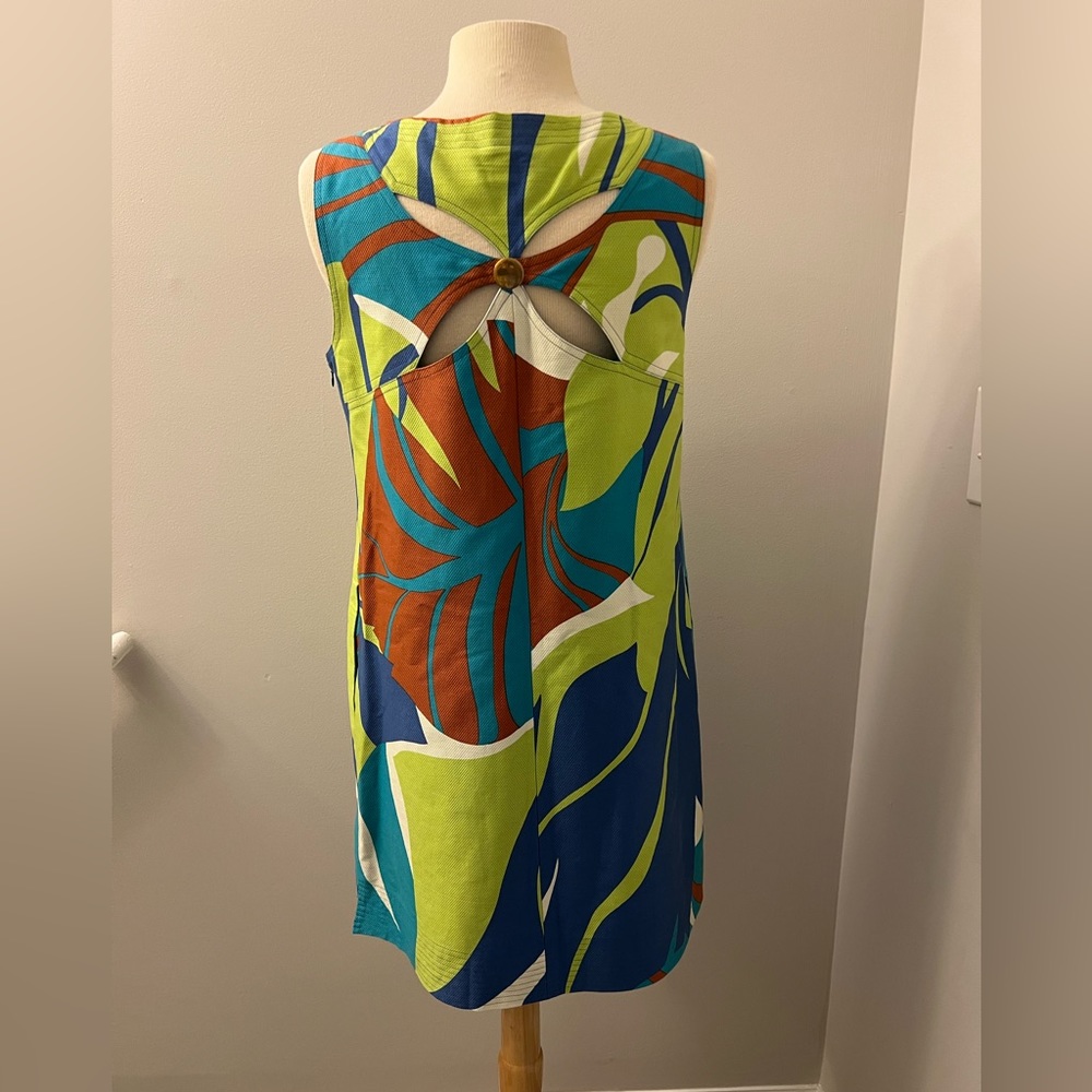 Harold’s Mod 60s Style Block Color Floral Cut Out… - image 2